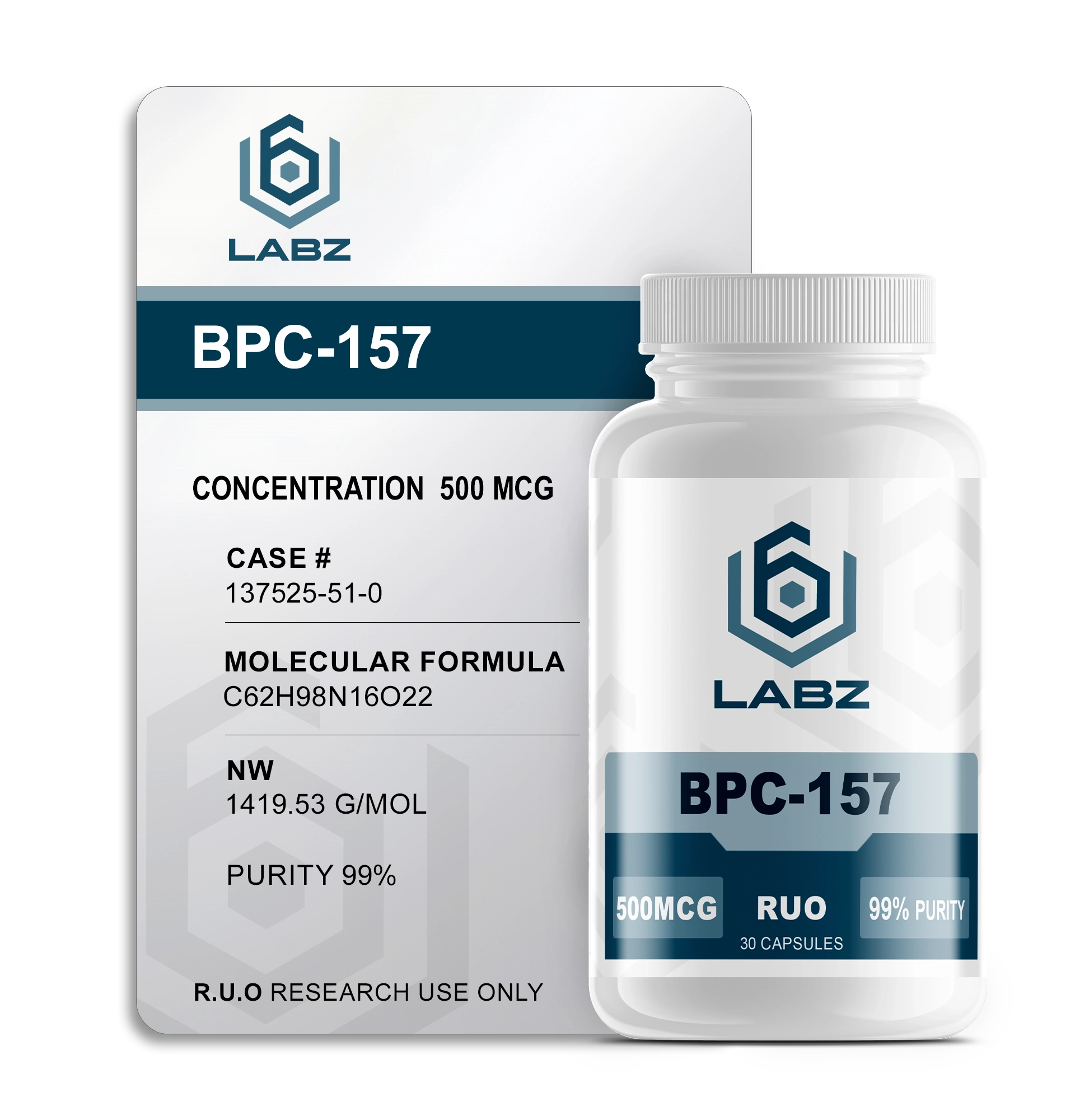 lfp labz bpc 157 BPC 157 10mg 5 Vials – Us Chem Labs main image 0