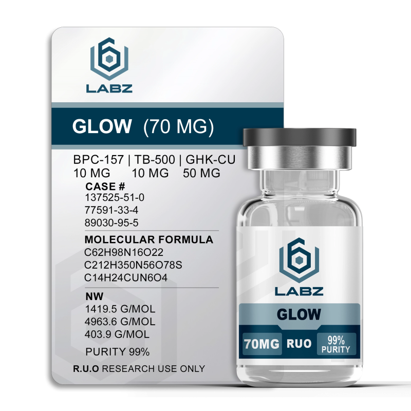 Glow (GHK-Cu – BPC-157 – TB-500) Blend