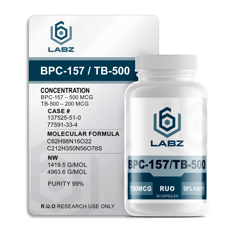 BPC-157 & TB-500 Blend (30 Capsules)