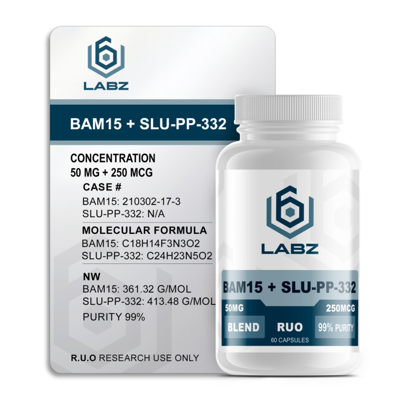BAM15 50mg | SLU-PP-332 250mcg Blend 60 Capsules